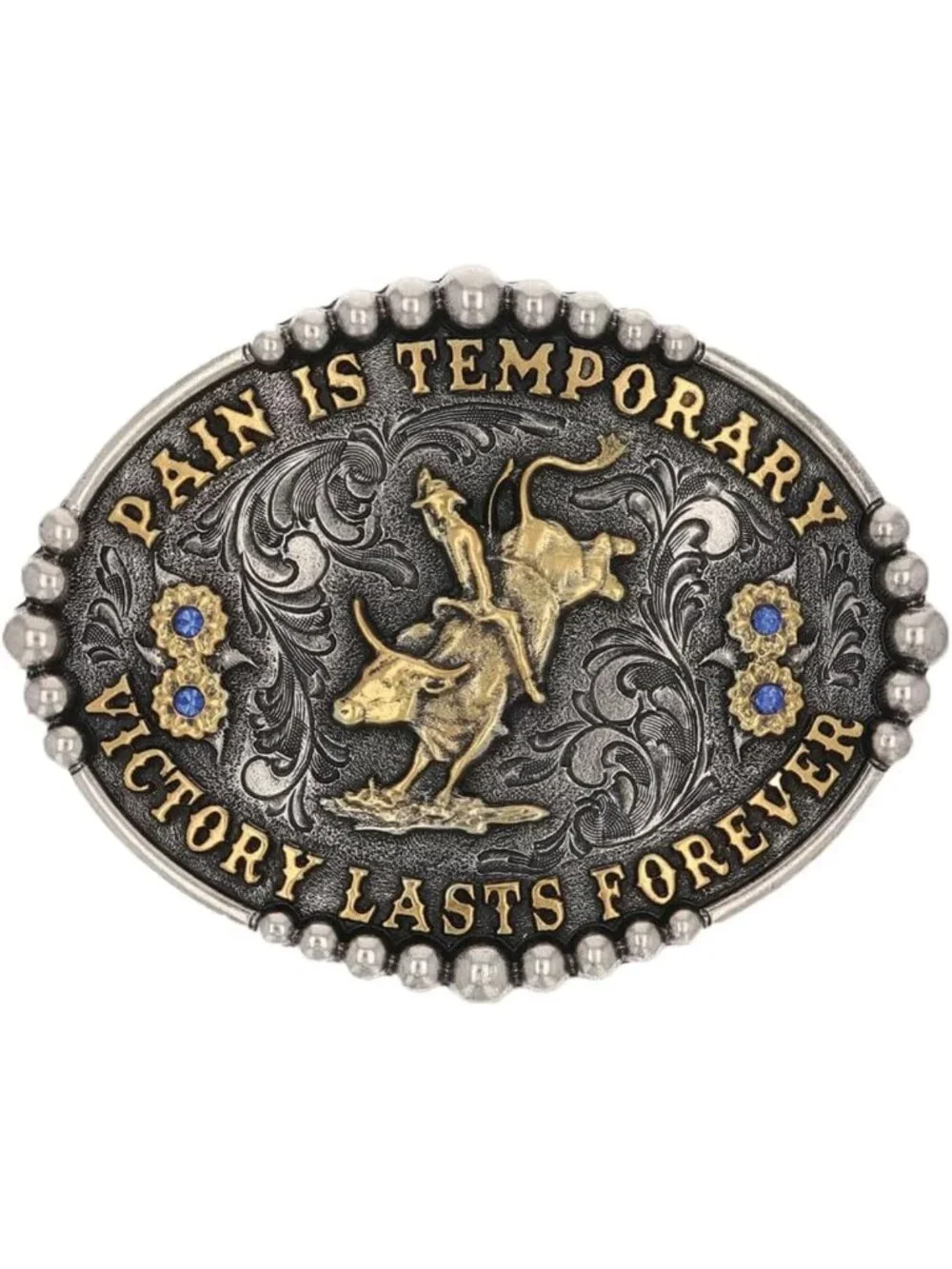 Western Rodeo Series Attitude Belt Buckle - Stylish Cowboy Accessory, Unique